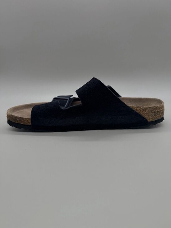 Birkenstock Arizona Soft Footbed Midnight Suede Leather Sandals EU 42 US 9 EUC main image 8